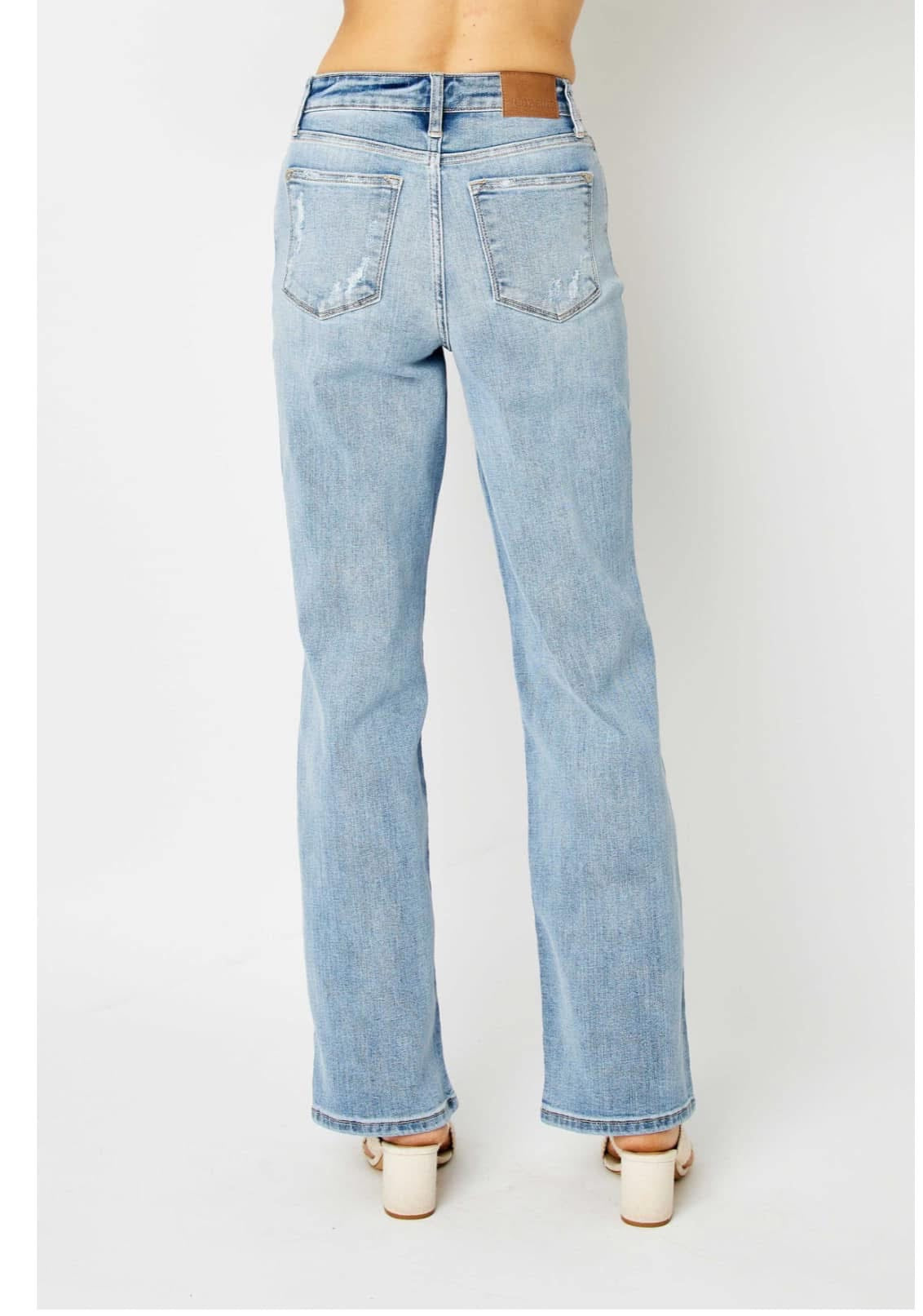 Judy Blue High Waist Straight Leg Jeans
