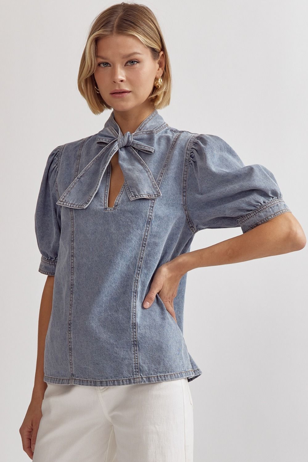 On Deck Denim Top