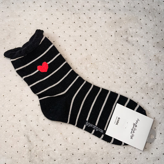 Heart Stripe Socks