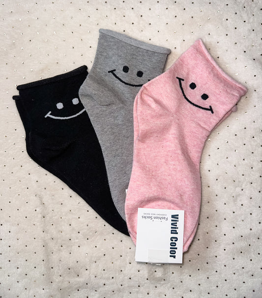 Smiley Ankle Socks